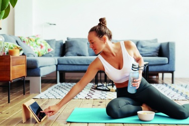 Logotrade promotional giveaway image of: Fitness yoga matt rope and bag