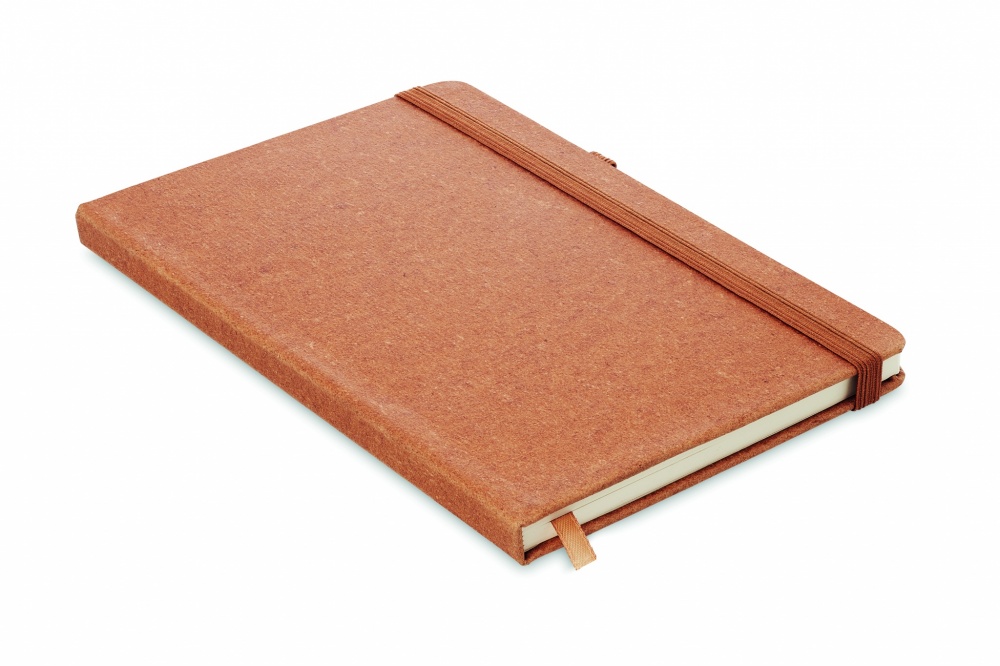 Logotrade promotional items photo of: Recycled Leather A5 notebook