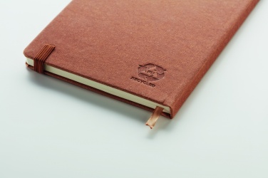 Logo trade promotional item photo of: Recycled Leather A5 notebook
