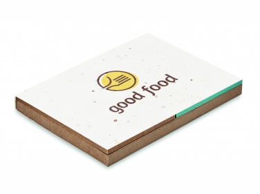 Logotrade business gifts photo of: Grass/seed paper memo pad