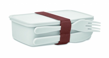 Logo trade corporate gifts picture of: Lunch box with cutlery