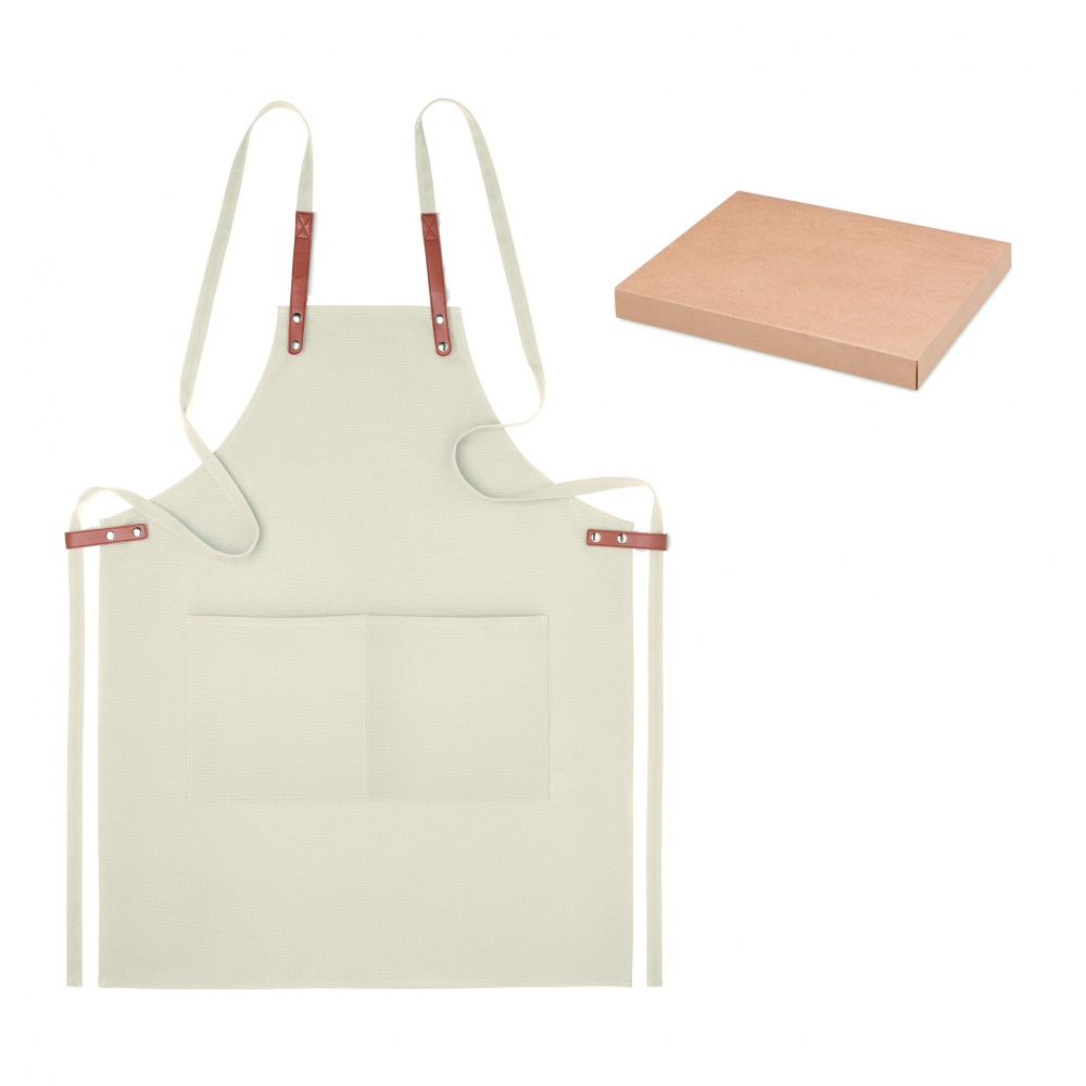 Logotrade promotional items photo of: Organic cotton apron 340 gr/m²