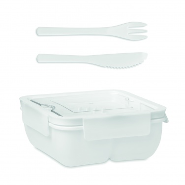 Logo trade corporate gift photo of: Lunch box with cutlery 600ml
