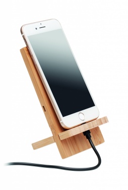 Logo trade promotional giveaways picture of: Wireless charger stand 10W