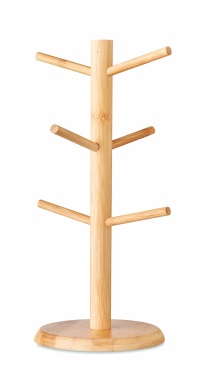 Logo trade advertising product photo of: Bamboo cup set holder