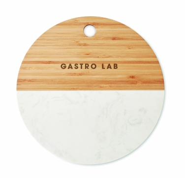 Logotrade promotional product picture of: Marble/ bamboo serving board