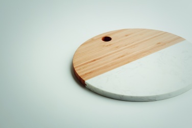Logotrade promotional item picture of: Marble/ bamboo serving board