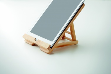 Logo trade advertising products picture of: Bamboo tablet stand TUANUI