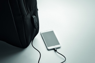 Logo trade promotional item photo of: Laptop backpack in 300D RPET