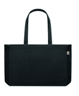 Logo trade promotional items image of: Canvas Recycled bag 280 gr/m²