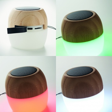 Logotrade promotional product picture of: 5.0 wireless bamboo speaker