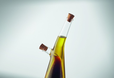 Logo trade promotional giveaways picture of: Glass oil and vinegar bottle