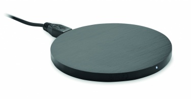 Logotrade promotional products photo of: Wireless charger bamboo 10W RUNDO +