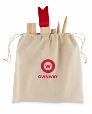 Logo trade promotional gift photo of: Pinewood outdoor throwing game