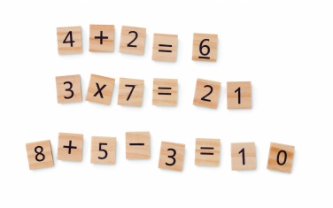 Logotrade promotional merchandise image of: Wood educational counting game
