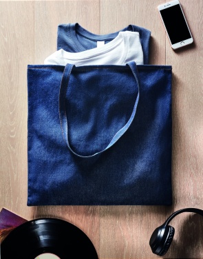 Logo trade promotional gifts picture of: Recycled denim shopping bag