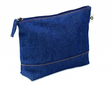 Logotrade promotional giveaways photo of: Recycled denim cosmetic pouch