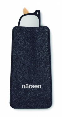 Logotrade advertising products photo of: RPET felt glasses case