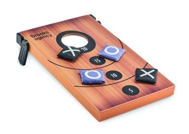 Logo trade promotional gifts image of: Double sided MDF game set