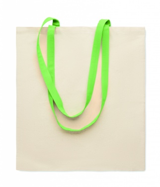 Logo trade promotional giveaway photo of: 140 gr/m² Cotton shopping bag