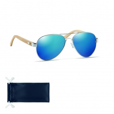 Logotrade corporate gift image of: Bamboo sunglasses in pouch TARTU