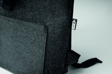 Logo trade promotional items picture of: RPET felt backpack
