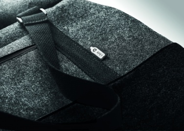 Logo trade promotional items image of: RPET felt weekend bag