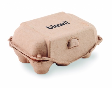 Logo trade promotional merchandise picture of: 6 chalk eggs in box