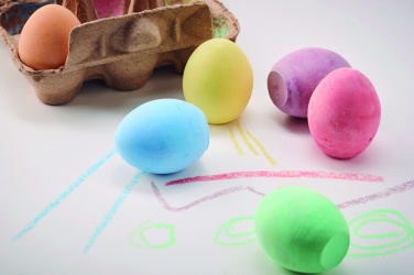 Logotrade promotional item image of: 6 chalk eggs in box
