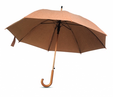 Logo trade promotional giveaways picture of: 25 inch cork umbrella
