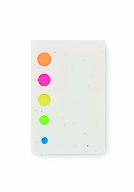 Logo trade promotional items image of: Seed paper page markers pad