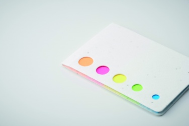 Logo trade promotional gift photo of: Seed paper page markers pad