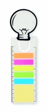 Logo trade promotional merchandise photo of: Seed paper bookmark w/memo pad