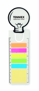 Logo trade promotional giveaway photo of: Seed paper bookmark w/memo pad