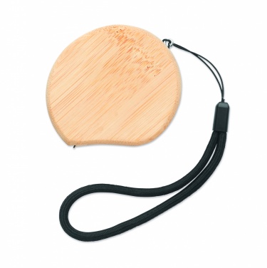 Logo trade advertising products image of: Measuring tape in bamboo 2m