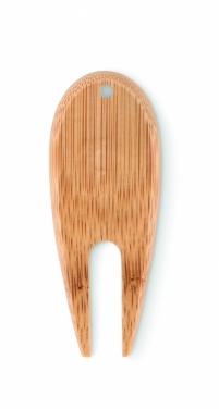 Logo trade promotional giveaways image of: Bamboo golf divot tool
