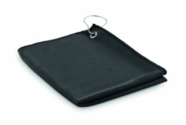 Logo trade promotional products picture of: RPET golf towel with hook clip
