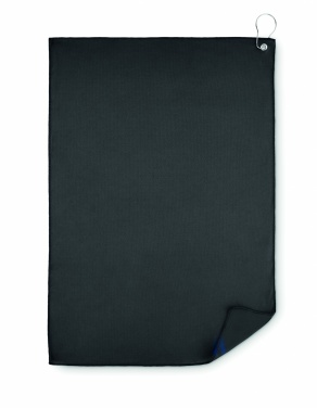 Logo trade promotional gift photo of: RPET golf towel with hook clip