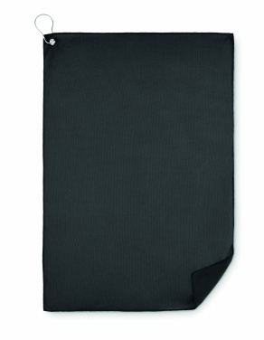 Logotrade promotional giveaway image of: RPET golf towel with hook clip