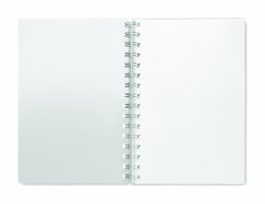 Logotrade promotional gift picture of: A5 RPET notebook recycled lined