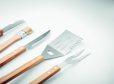Logo trade promotional products picture of: 5 Barbecue tools in pouch