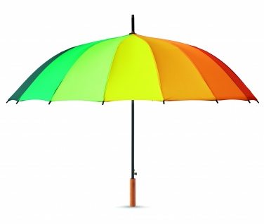 Logotrade business gift image of: 27 inch rainbow umbrella