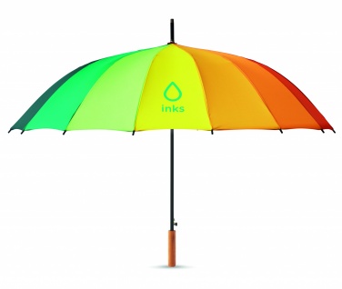Logotrade promotional merchandise picture of: 27 inch rainbow umbrella