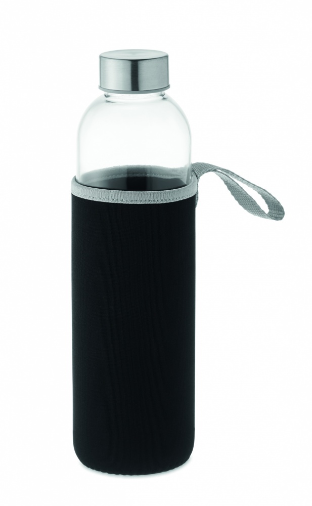 Logo trade promotional items image of: Glass bottle in pouch 750ml