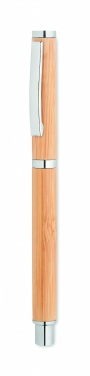 Logo trade advertising products image of: Bamboo gel pen