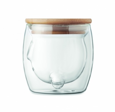 Logo trade promotional gift photo of: Double wall borosilicate mug