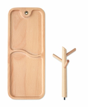 Logo trade promotional merchandise image of: Wooden organizer tray
