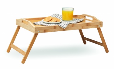 Logo trade promotional items picture of: Foldable bamboo tray