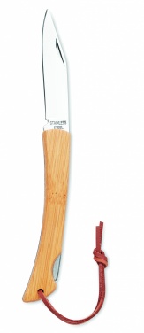 Logotrade promotional product picture of: Foldable knife in bamboo