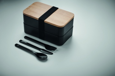 Logotrade promotional merchandise photo of: Lunch box in PP and bamboo lid